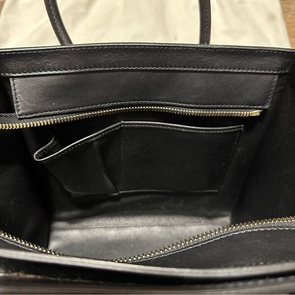 Celine Tricolor Leather Mini Luggage Tote - Picture 13 of 16